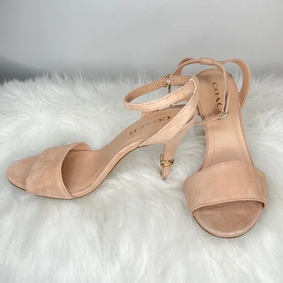 Coach | Suede Regina Sandal - Beachwood - Picture 8 of 12